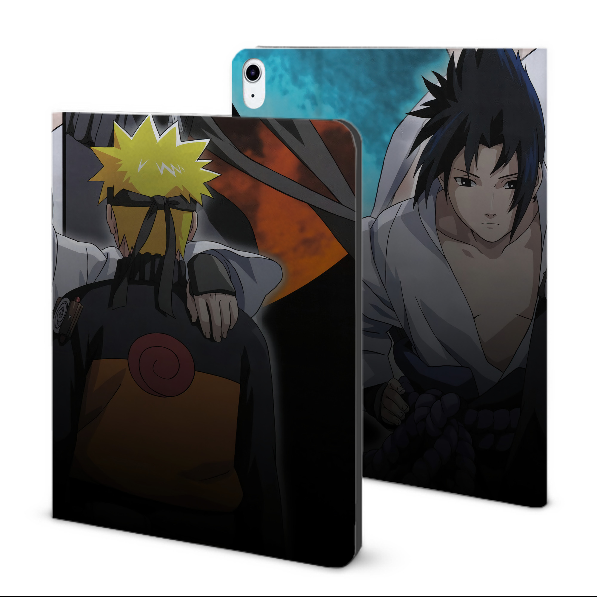 （画像用） NARUTO -ナルト- NARUTO -ナルト- 疾風伝 IPad ケース ブック型 PUレザー TPU 耐衝撃 軽量 薄型 ペン収納なし 全面保護 IPad 各モデル対応